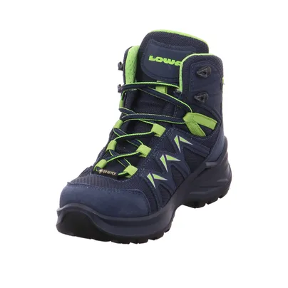 LOWA INNOX PRO GTX MID JUNIOR Kinder-Wanderschuhe Blau Recycelte Materialien LOWA INNOX PRO GTX MID JUNIOR Kinder-Wanderschuhe Blau Recycelte Materialien