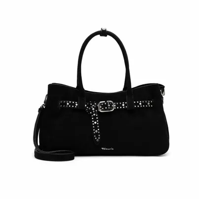 TAMARIS Shopper Schwarz Lederimitat 