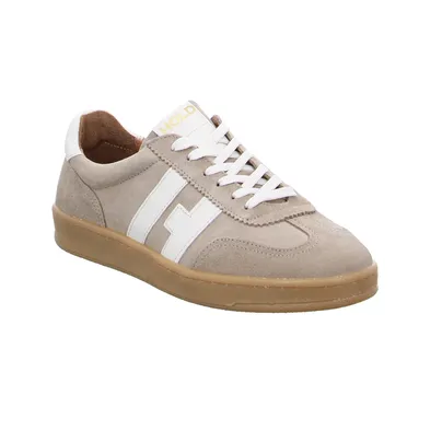 HOLD Halbschuhe Sneaker Taupe Leder 