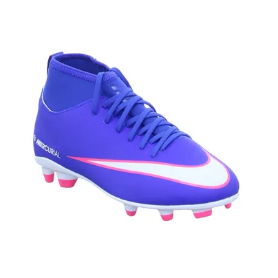NIKE JR SUPERFLY 10 CLUB FG/MG Fussball Nocken Blau Synthetik NIKE JR SUPERFLY 10 CLUB FG/MG Fussball Nocken Blau Synthetik