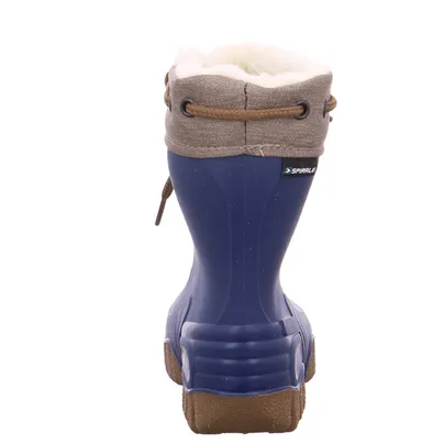 SPIRALE Kinder-Gummistiefel Warmfutter Blau Synthetik SPIRALE Kinder-Gummistiefel Warmfutter Blau Synthetik