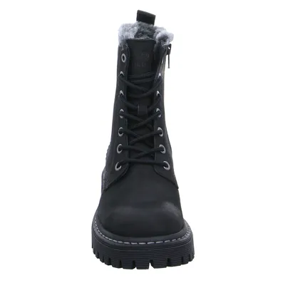 SCHUHENGEL Boot Schwarz Leder 
