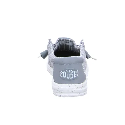 HEY DUDE Halbschuh Grau Textil HEY DUDE Halbschuh Grau Textil