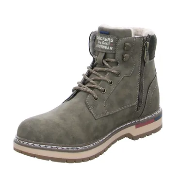 DOCKERS Winter-Boots Khaki Lederimitat DOCKERS Winter-Boots Khaki Lederimitat