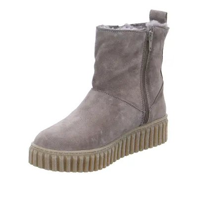 SCHUHENGEL Boot Taupe Leder 