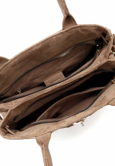 TAMARIS Shopper Taupe Textil TAMARIS Shopper Taupe Textil