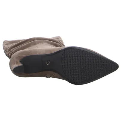 TAMARIS Stiefel Taupe Leder TAMARIS Stiefel Taupe Leder