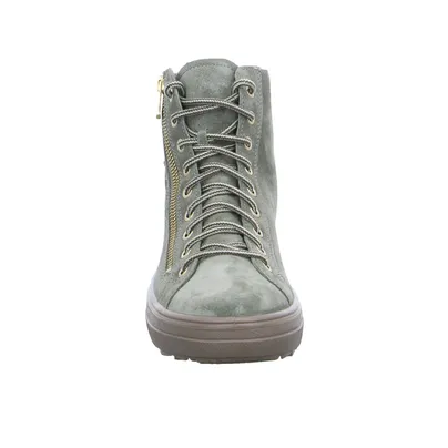 LEGERO mit Gore-Tex Membrane Mid Cut Sneaker Grün Leder 
