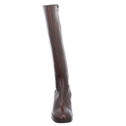 SCHUHENGEL Stiefel Mittelbraun Leder SCHUHENGEL Stiefel Mittelbraun Leder