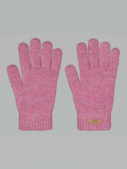 BARTS Finger Strickhandschuh Rosa Textil BARTS Finger Strickhandschuh Rosa Textil