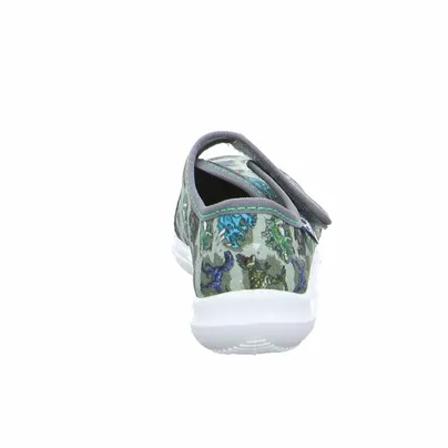 BECK Jungenhausschuh Kinder-Hausschuh Olive Textil BECK Jungenhausschuh Kinder-Hausschuh Olive Textil