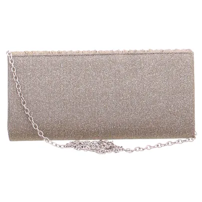 * Clutch / Abendtasche Gold Textil 