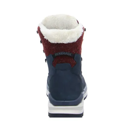 LOWA Snowboots Damen Dunkelblau Leder LOWA Snowboots Damen Dunkelblau Leder