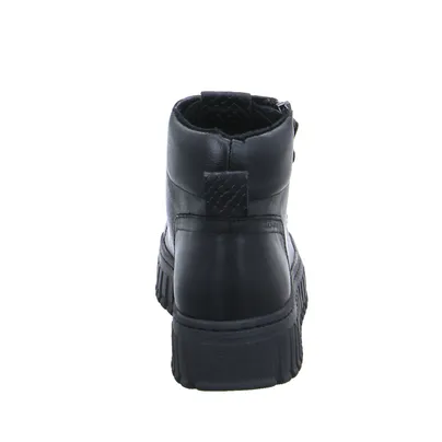 TAMARIS Mid Cut Sneaker Schwarz Leder 