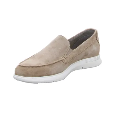 BUGATTI SHOES Halbschuh Beige Leder BUGATTI SHOES Halbschuh Beige Leder