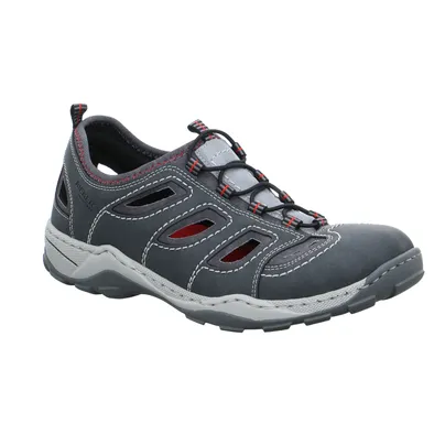 RIEKER Sandale Grau Lederimitat RIEKER Sandale Grau Lederimitat