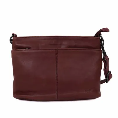 BEAR DESIGN Umhängetasche Bordeau Leder BEAR DESIGN Umhängetasche Bordeau Leder
