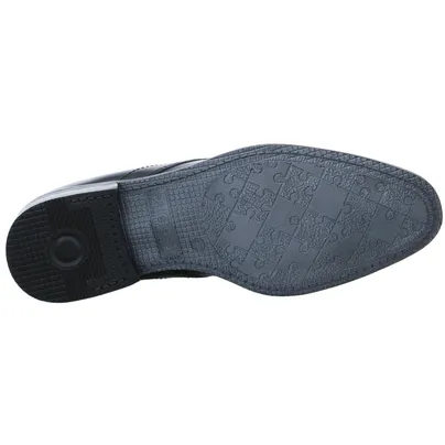 BUGATTI SHOES Halbschuh-City Schwarz Leder 