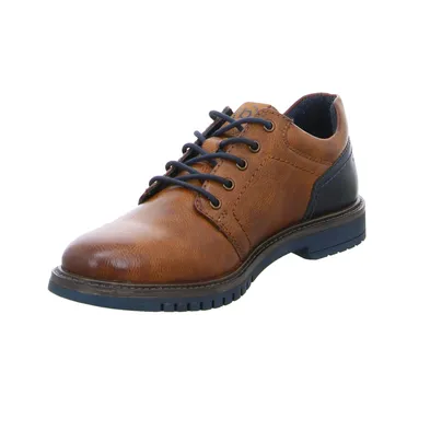 BUGATTI SHOES Halbschuh-City Cognac Lederimitat BUGATTI SHOES Halbschuh-City Cognac Lederimitat