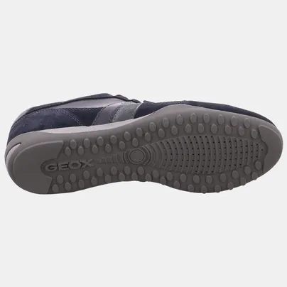 GEOX Halbschuhe Sneaker Blau Leder 