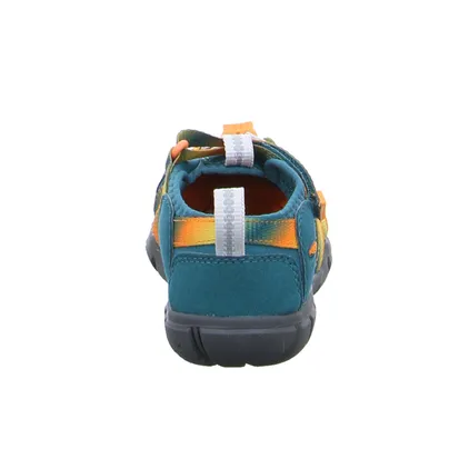 KEEN Mit Zehenschutz Kleinkinder-Sandale Grün Textil 