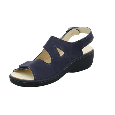 COMFORT LOVER Comfort-Sandalette Blau Leder COMFORT LOVER Comfort-Sandalette Blau Leder