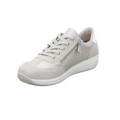 RIEKER Comfort-Schnürer Beige Lederimitat RIEKER Comfort-Schnürer Beige Lederimitat