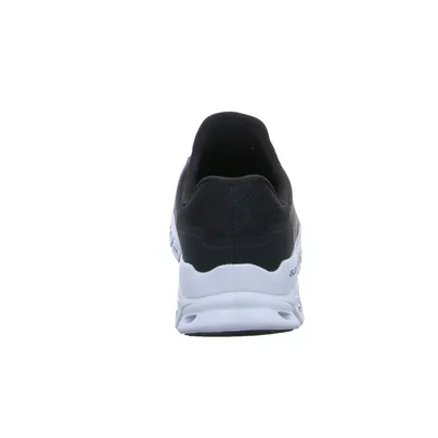 SKECHERS Air-Cooled Memory Foam Glide S Halbschuhe Sneaker Stoff Schwarz Synthetik SKECHERS Air-Cooled Memory Foam Glide S Halbschuhe Sneaker Stoff Schwarz Synthetik
