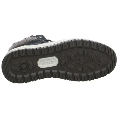 RIEKER Winter-Boots Schwarz Lederimitat RIEKER Winter-Boots Schwarz Lederimitat