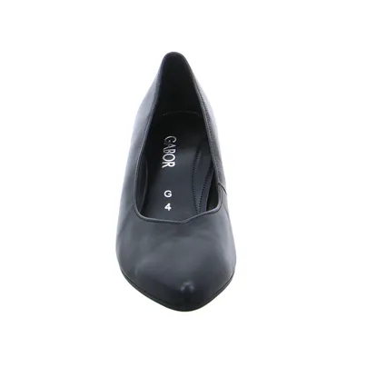 GABOR Pumps Schwarz Leder 