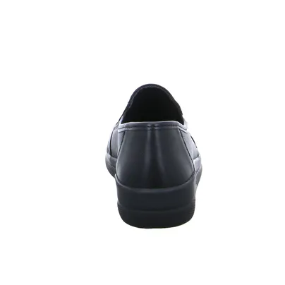VAN DER LAAN mit Wechselfussbett Comfort-Slipper Schwarz Leder VAN DER LAAN mit Wechselfussbett Comfort-Slipper Schwarz Leder