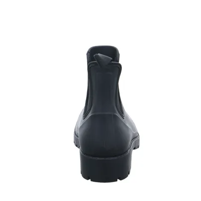* Damen-Gummistiefel Schwarz Synthetik * Damen-Gummistiefel Schwarz Synthetik