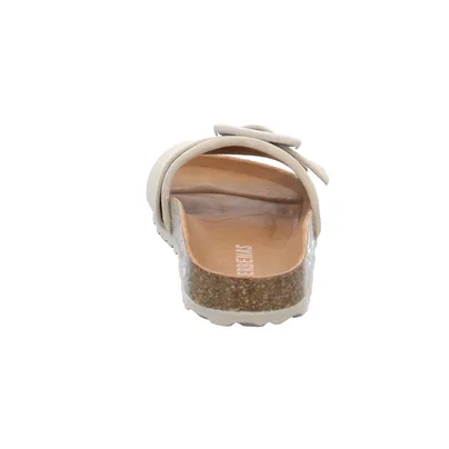 VERBENAS Pantolette Beige Leder 