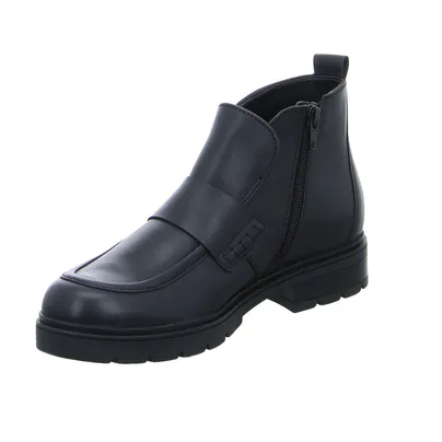 GABOR Boot Schwarz Leder 