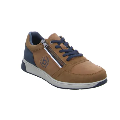BUGATTI SHOES Halbschuhe Sneaker Cognac Lederimitat BUGATTI SHOES Halbschuhe Sneaker Cognac Lederimitat