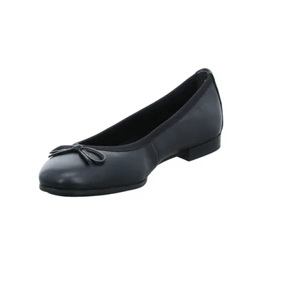 TAMARIS Ballerina Schwarz Leder 