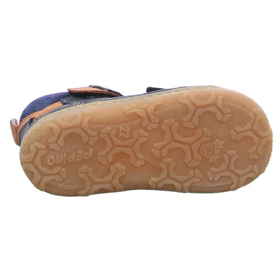 PEPINO Bottine Lauflernschuh Blau Leder PEPINO Bottine Lauflernschuh Blau Leder
