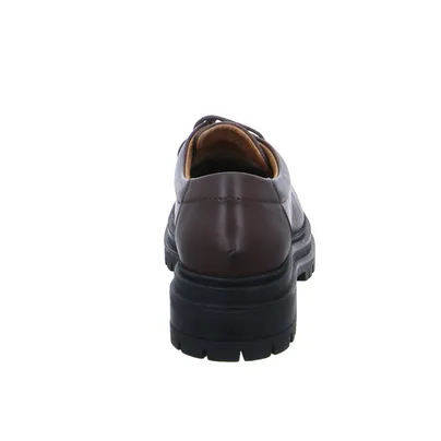 SCHUHENGEL Schnürschuh Braun Leder SCHUHENGEL Schnürschuh Braun Leder