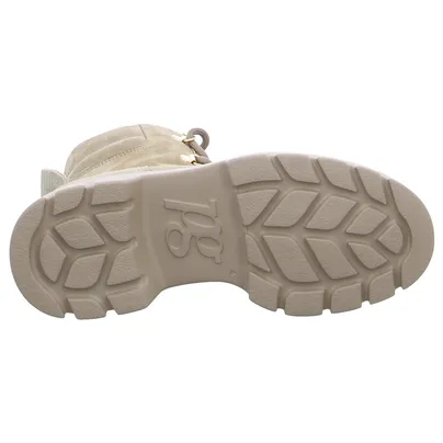 PAUL GREEN Boot Beige Leder 