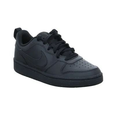 NIKE Nike Court Borough Low Recraft Kinder Sportschuh Schwarz Lederimitat 