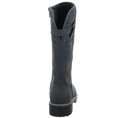 RIEKER mit Rieker-TEX Stiefel Grau Lederimitat 