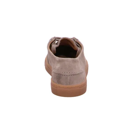 SCHUHENGEL Schnürschuh Taupe Leder SCHUHENGEL Schnürschuh Taupe Leder