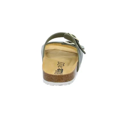 BIOLife mit Lederfussbett Bio-Fussbett Olive Lederimitat 