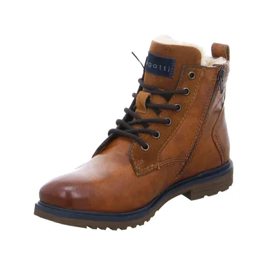 BUGATTI SHOES Winter-Boots Cognac Lederimitat BUGATTI SHOES Winter-Boots Cognac Lederimitat