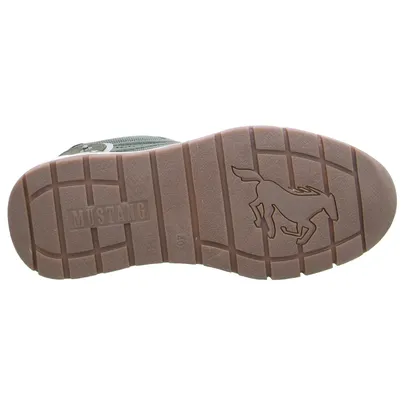 MUSTANG Halbschuhe Sneaker Stoff Khaki Textil MUSTANG Halbschuhe Sneaker Stoff Khaki Textil