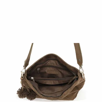 EMILY & NOAH Beuteltasche Olive Lederimitat EMILY & NOAH Beuteltasche Olive Lederimitat