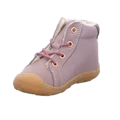 PEPINO Bottine Lauflernschuh Rosa Leder PEPINO Bottine Lauflernschuh Rosa Leder