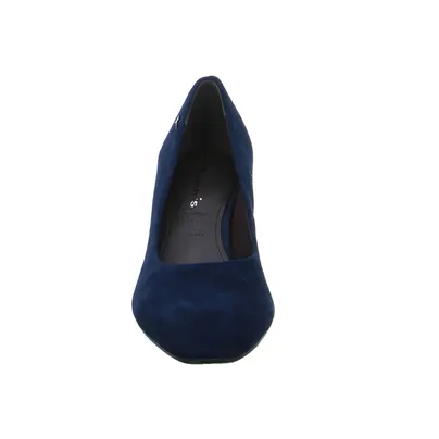 TAMARIS Pumps Blau Leder 