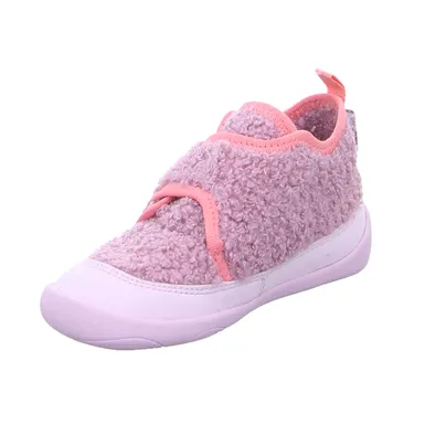 AFFENZAHN Komfortschuh Kinder-Hausschuh Rosa Textil 