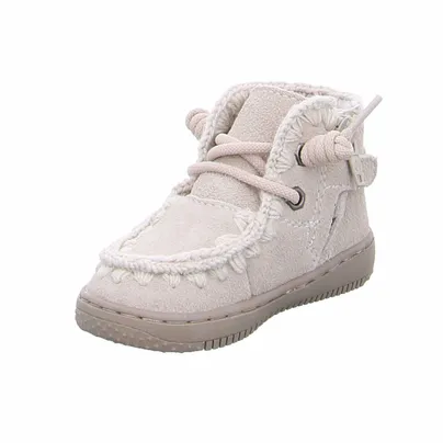 SHOESME Mini Booty Kleinkinder-Winter-Bottine Beige Leder SHOESME Mini Booty Kleinkinder-Winter-Bottine Beige Leder